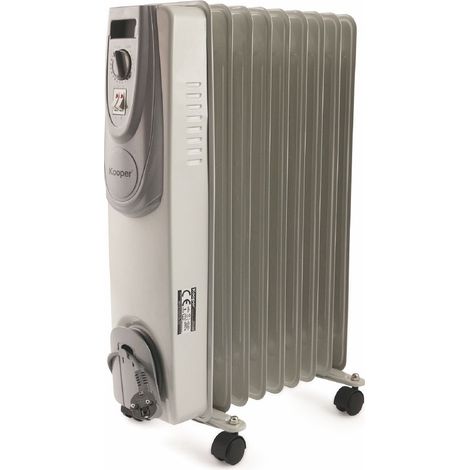 Radiatore A Olio 9 Elementi Termosifone Elettrico Ad Olio 2000w