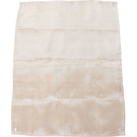Couverture Anti-Feu en Fibre de Verre, Résistant Haute Température, Extincteur d'Urgence, Couverture Ignifuge pour Sécurité Incendie (1/5)