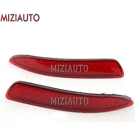 Lot de 2 feux stop arrière à LED pour BMW E70 E71 X5 (2007-2010), avec réflecteur de pare-chocs et ampoules incluses (rouge). (1/5)