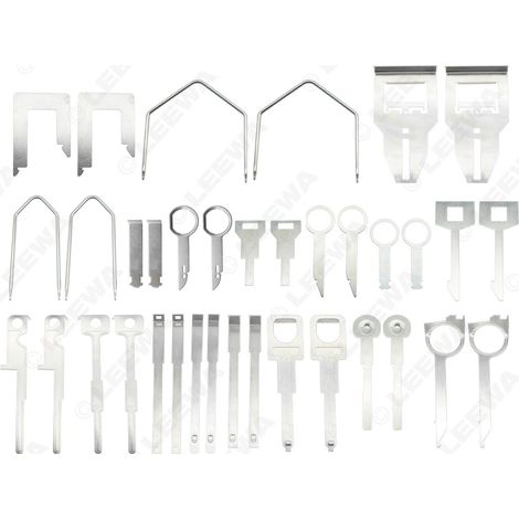 38-piece universal car disassembly tool set, audio system removal and installation tool, suitable for all car models, DVD/CD removal and installation. (1/4)