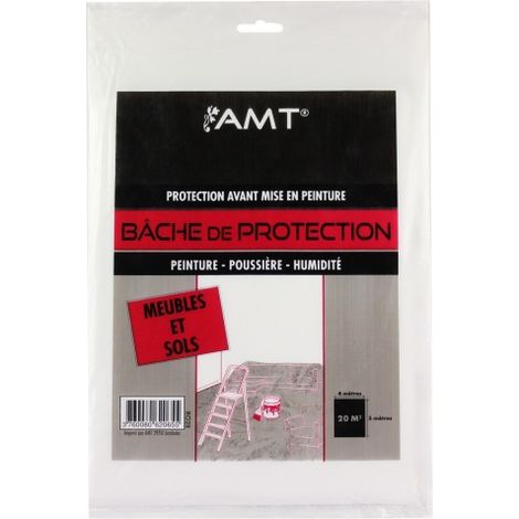 AMT Bâche de protection 4X5M Meubles et Sols (RO28)