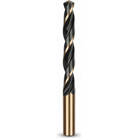 Foret hélicoïdal HSS pour acier inoxydable 9,5 mm queue droite (1/5)
