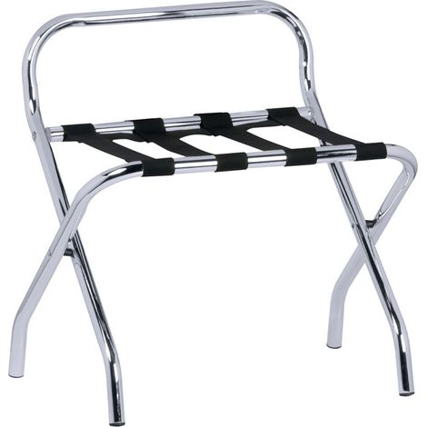 Tréteau pliant pour valise chromé - Diamond