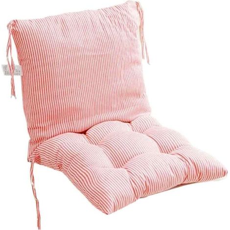Basetbl – Coussin de chaise de bureau en tissu polyester – Rembourrage coton doux – Résistant aux taches – Confort optimal pour le dos et les fesses (1/5)