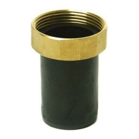 RACCORDO CON DADO GIREVOLE IN OTTONE 1&quot1/4 x Diam. 40