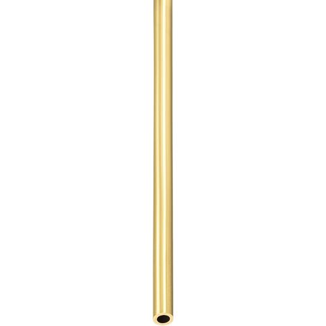 3 mm x 0.5 mm x 300 mm (ODxWall TxL) Brass Tube – 1 Pack – Good for Machinery Equipment DIY Decorative Frame – Round Metal Pipe (1/5)