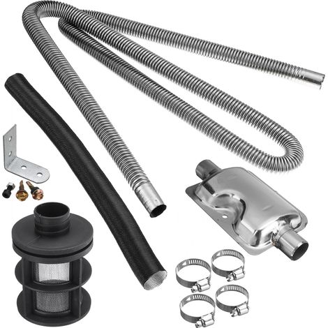 180cm Pipe + 24mm Exhaust Silencer + 25mm Air Filter Kit For Air Diesel (1/5)