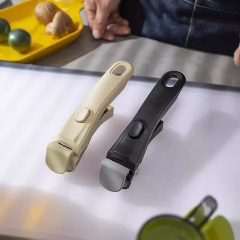 (Confezione da 2) Manici per pentole staccabili, manici ergonomici di ricambio, bianchi e grigio scuro (1/5)