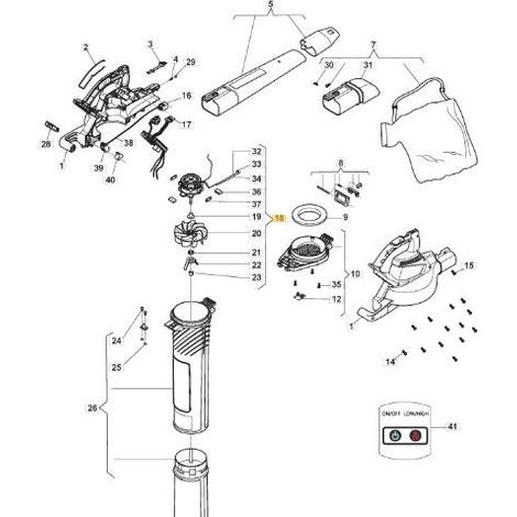 ASSIEME MOTORE ORIGINALE STIGA - 118810458/0