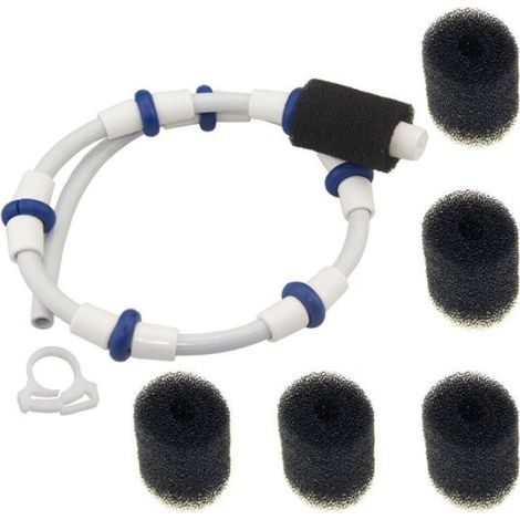 CSPARKV Tentacule complète Adaptable pour Polaris 280 380 180 Tuyau de Balayage B5 Queue + 5 mousses + Pinces de Fixation