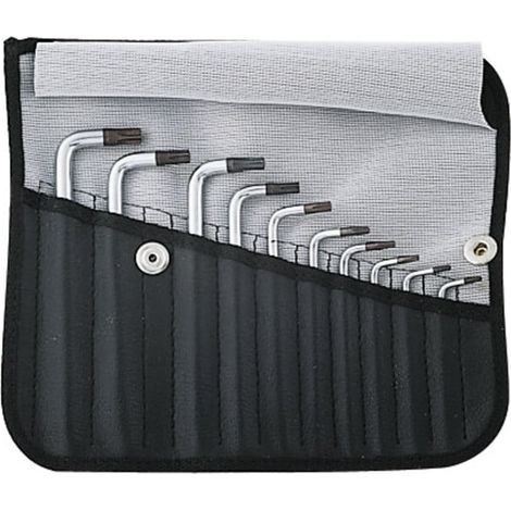 PB Swiss Tools Winkelschraubendreher-Satz, für TX, verchromt, 10-teilig (1/4)
