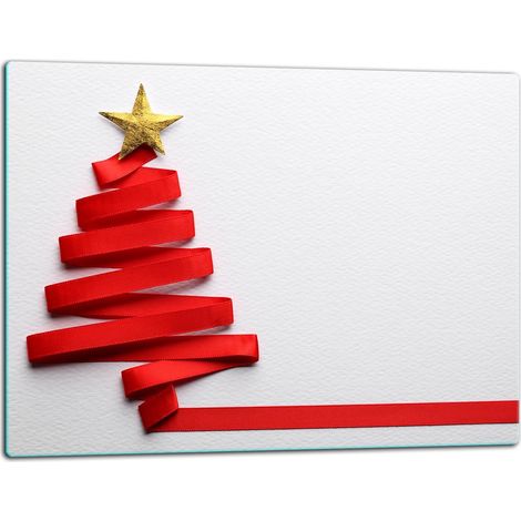 Tablero de corte de placa de vidrio 52x40 rbol de Navidad (1/5)