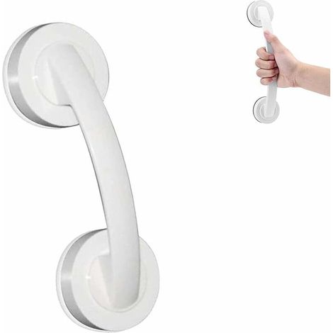 VURAHOME - Poignée D'Aspiration, Sécurité Antidérapante Ventouse Grab, Argent Poignée De Porte À Ventouse, Portable Ventouse Grab, Poignées De Porte De Placard De Douche (1/5)
