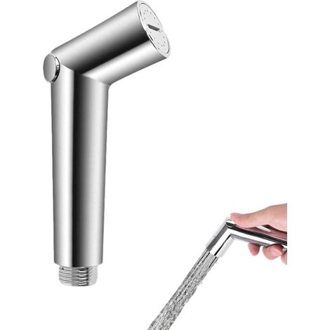 Bidé de ducha de mano de 1 pieza, rociador de presión ajustable para baño doméstico, rociador de presión ajustable a prueba de óxido para limpieza de bebés y mascotas