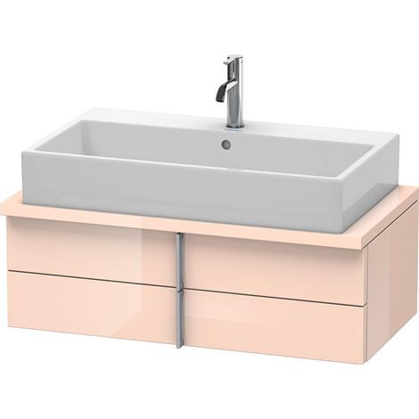 VERO mobile consolle basso 285x900x448mm lucido perla albicocca