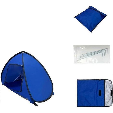 Abri léger avec auvent pour chiens chats et petits animaux sac de rangement protection solaire UV caméra d'installation incluse (1/5)