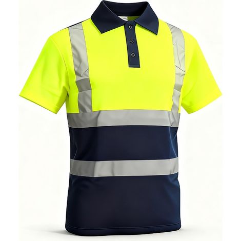 POLO REFLECTANTE M/CORTA T. XL