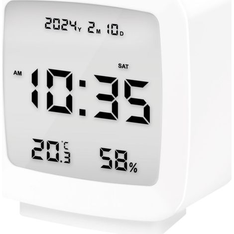 Reveil numerique avec date temperature humidite (1/5)