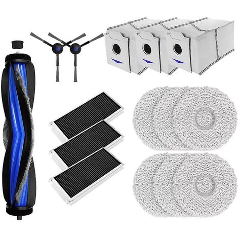 Zubehör für den Ecovacs Debot N30 Omni/N30 Pro Omni Saugroboter: Hauptseitenbürste, HEPA-Filter, Staubtuch (1/5)