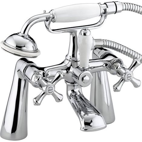 Bristan Colonial Bath Shower Mixer Tap - Chrome Plated (1/4)