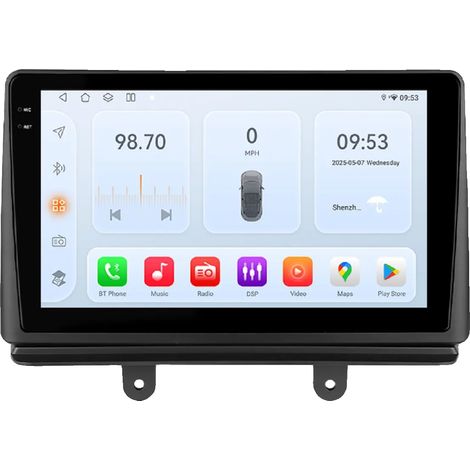 Reproductor multimedia para coche, pantalla inteligente, compatibilidad con smartphones, compatible con Fiat Doblo 2002-2009, QS6 AI AHDC2 (1/2)
