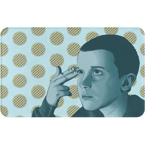 Tapis de bain Stranger Things, tapis de cuisine antidérapant, 51 x 80 cm, pour chambre d'enfant, décoration intérieure, paillasson (1/5)