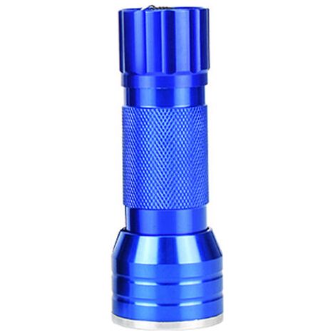 Vingt-et-ungraindirigéLampe torche violette, lampe pour analyse d'urine d'animaux, boîtier bleu