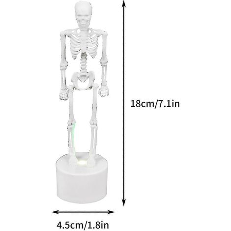 Leuchtende Halloween-Dekorationen, Skelette, Skelette, Tischdekorationen, Festtagsdekorationen und Skelette (1/2)