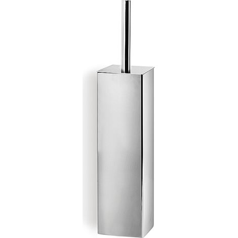 Lineabeta - Wandmontierter/quadratischer Toilettenbürstenhalter aus poliertem Stahl (1/2)