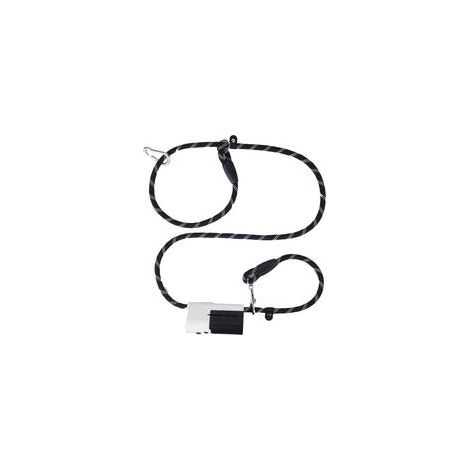 LED chien laisse soigneusement sélectionné animal de compagnie corde de traction lumineuse sac à ordures anti-déflagrant poinçonnage P chaîne collier de chaîne de chien，grand chien