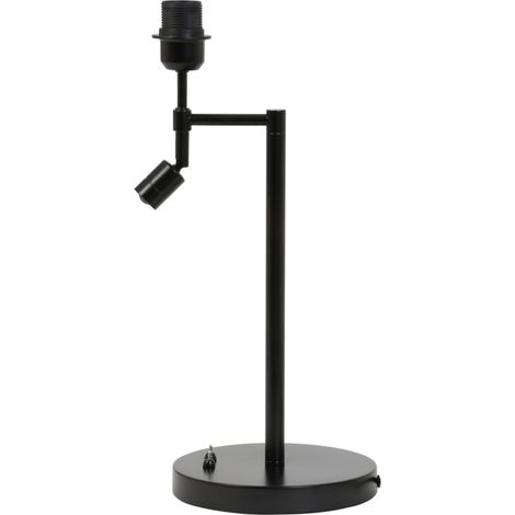 Light & Living - lámpara de mesa - Montana - negro - metal -