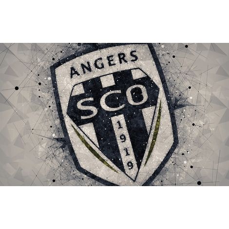 Papier peint panoramique Foot / Football - SCO Angers - 130 cm x 81 cm (1/2)