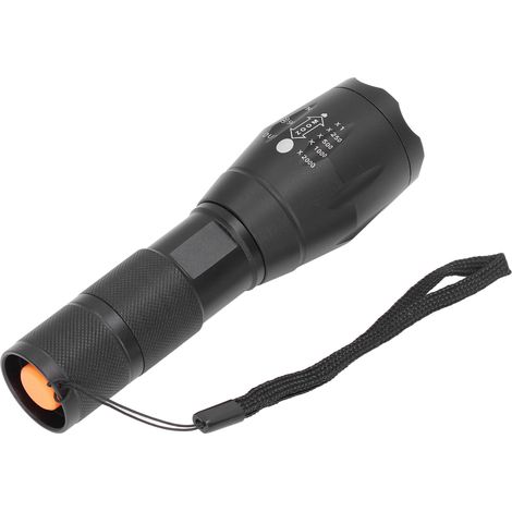 Lampe torche LED portable télescopique à mise au point, lampe de chasse étanche IPX54, lumière rouge A100 (1/5)