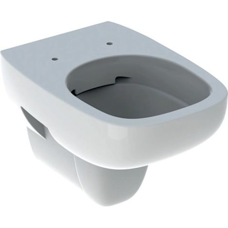 Rimfree Hängevase weiss glänzend - Geberit Fantasia - Mit toilettensitze soft - Accessorio: Senza copri wc