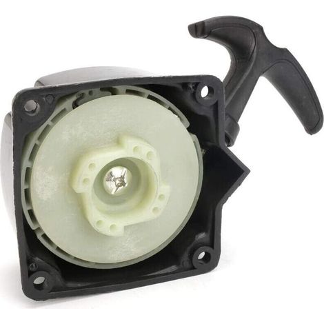 Bardusch Starterabzieher + 40 5-teiliges Zugpanel für Freischneider, Rasentrimmer, Superma, Schwarz, 1 Stück, Lochabstand 67 mm (1/5)