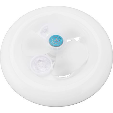 Leiser E27 LED-Deckenventilator mit weißem und RGB-Licht – 2400 lm, 6000 K, für Schlafzimmer und Küche (1/5)