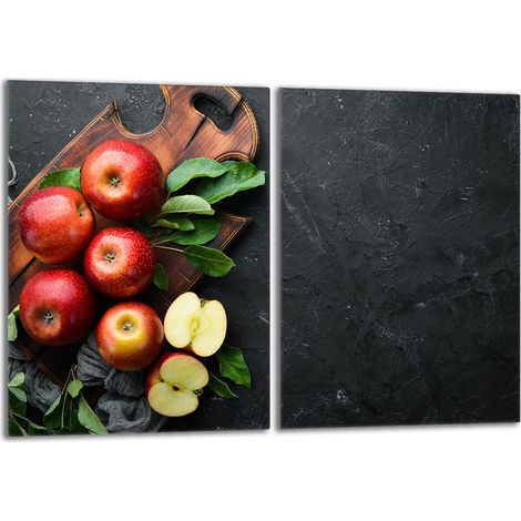 Plaque de protection en verre pour poêle 2x40x52 Apple (1/5)