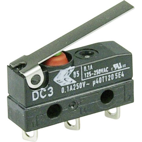 ZF DC3C-A1LC Mikroschalter DC3C-A1LC 250 V/AC 0.1 A 1 x Ein/(Ein) IP67 tastend 1 St.