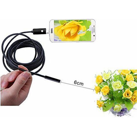 Telecamera Endoscopica Led Camera Ispezione Flessibile 10m Ingresso MicroUSB (1/5)