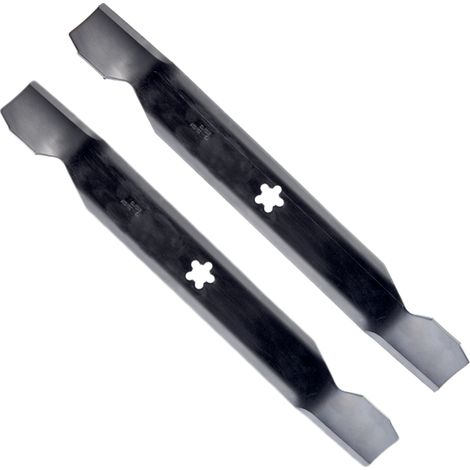 Lame tondeuse 46 cm pour AYP Bernard Husqvarna Jonsered Viking – Lot de 2 – Coupe précise pour tondeuses 36 pouces (1/5)