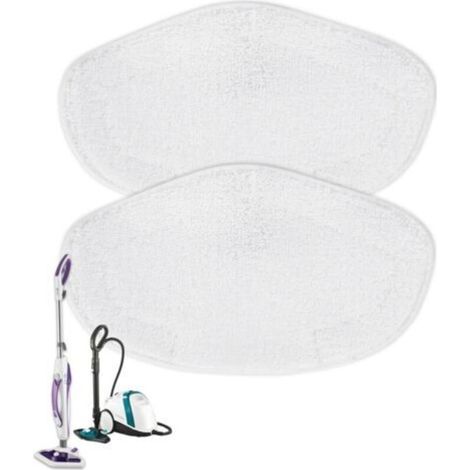 2 Lingettes Microfibres Lavables Pour Polti Vaporetto SV440 SV450 SV460 Smart 100T Compatible Nettoyeur Vapeur