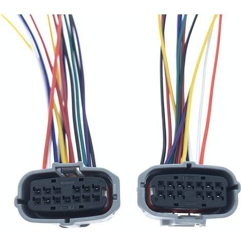 Waterproof connector for transmission oil control valve on Toyota Camry, Crown, Reiz and Lexus -- JB2099-13P