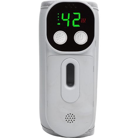 Chauffe-biberon chauffant rapide, portable, rechargeable, avec commande vocale, chauffage complet à 360° avec veilleuse, pour les voyages, les déplacements, 7 réglages de température (1/4)