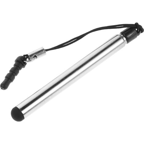 Stylet Prise en Main Confortable Argenté pour Écran Tactile en Plastique et Métal Compatible Haute Sensibilité Tablettes et Smartphones pour Usage Bureau et Maison (1/5)