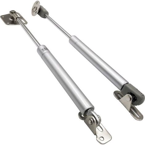 Vérin à Gaz, 2PCS 100N Vérins Meuble Hydraulique Ressort Amortisseurs à Gaz Bras Pneumatique pour Levage de Porte Armoire Meuble Cuisine Amortisseur charniè (1/4)
