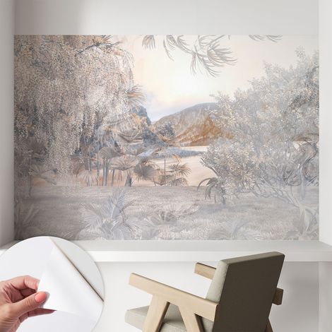 Fotomurale adesivo - Carta da parati adesiva - per la cucina camera da letto per la soggiorno - Natura sottile 104x70 cm