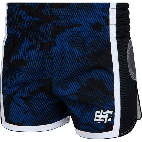 Short de Muay Thai Extreme Hobby HAVOC Bleu M (1/5)