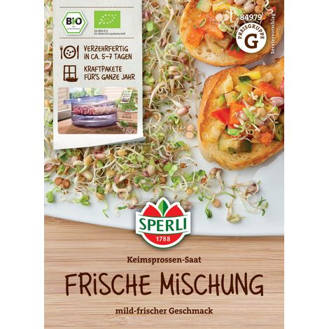Sperli BIO Keimsprossen-Saat Frische Mischung (1/2)