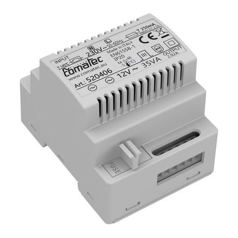 Comatec TBD203512F4 Alimentatore 12 V nero