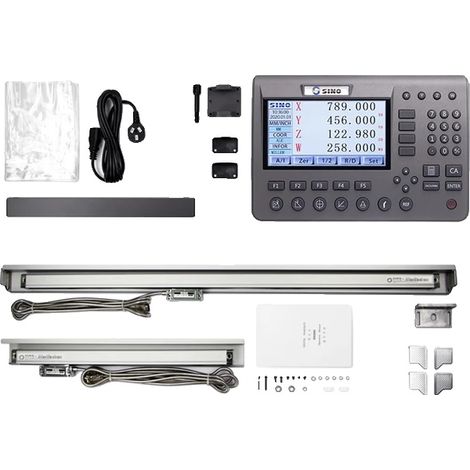 Kit DRO, pantalla LCD, medición de doble eje, SDS200 KA35 KA500 (1/2)